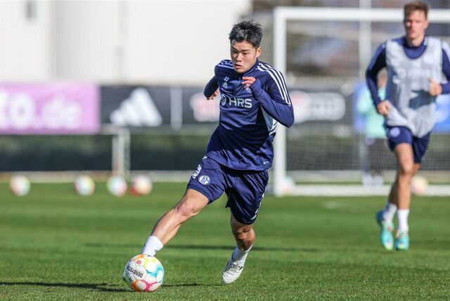 Soichiro Kozuki auf dem Trainingsplatz.