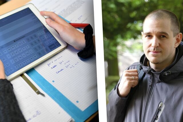 Medienpädagoge Daniel Schlep beschäftigt sich intensiv damit, ob iPads für den Schulunterricht geeignet sind. Er ist besorgt über die Dinge, die ein Abiturient aus Dortmund erzählt hat.