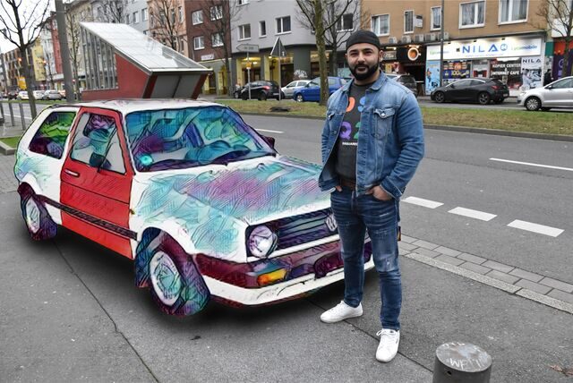 Halil Dernek an der Rheinischen Straße in Dortmund