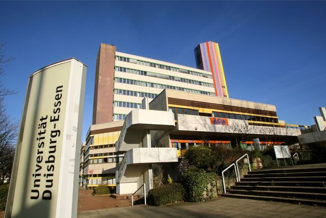 Ein Gebäude der Universität Duisburg-Essen, aufgenommen am 30.12.2015 in Essen (Nordrhein-Westfalen). (Archivbild)
