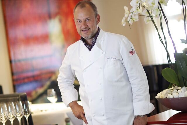 Zwei-Sterne-Koch Frank Rosin in seinem Restaurant in Dorsten-Wulfen.