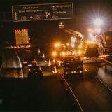 Feuerwehreinsatz auf der A2 bei Recklinghausen.