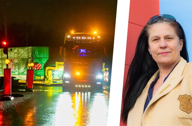Ein Schwerlast-Transport von Rotterdam nach Lünen brauchte zum Leidwesen von Melanie Adam länger als erwartet.