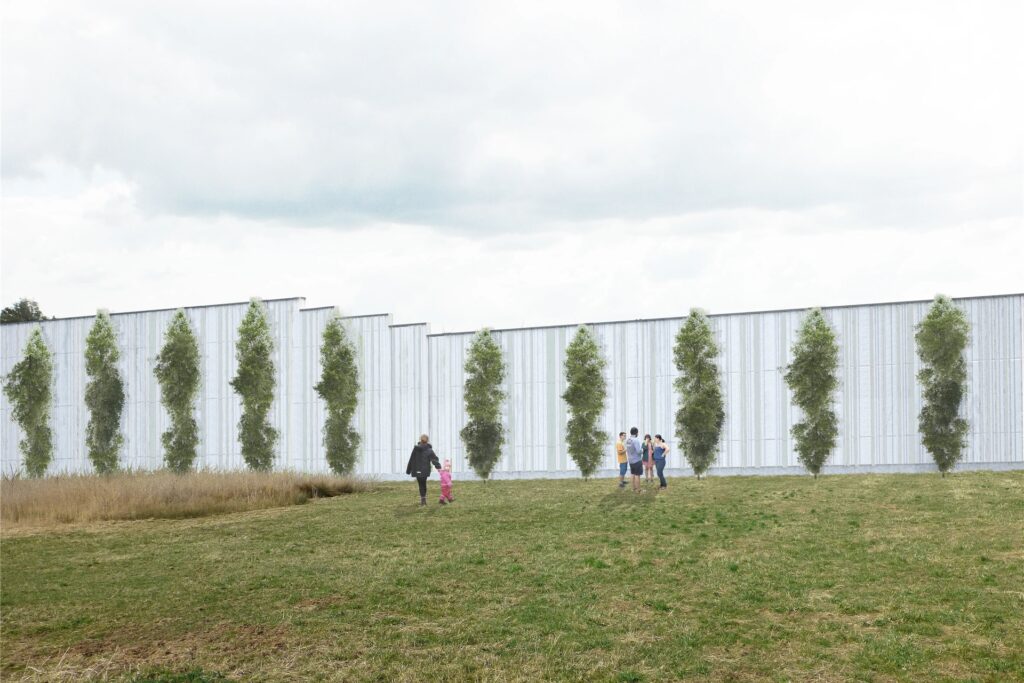 An den neuen Lärmschutzwänden sollen schallabsorbierende Elemente aus Aluminium angebracht werden. Diese sind gelocht, um möglichst viel Schall zu absorbieren. An den neuen Lärmschutzwänden sollen schallabsorbierende Elemente aus Aluminium angebracht werden. Diese sind gelocht, um möglichst viel Schall zu absorbieren.