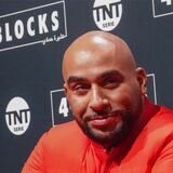 Rapper und Schauspieler Veysel Gelin (l.) bei der Premiere der zweiten Staffel der TNT-Serie „4 Blocks“ im Jahr 2018.
