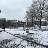 Am Sonntag (22. Januar) hatte es in Lünen kräftig geschneit. Für Donnerstag (26. Januar) sind nun Glätte und leichter Schneefall angekündigt.