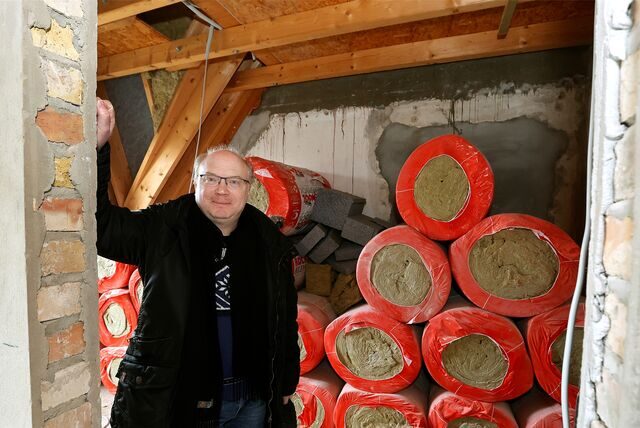 Das Haus von Uwe-Thorsten Lenz und seiner Familie verbraucht schon viel weniger Energie als früher. Aber noch gibt es etliche Baustellen.
