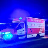 Die Autofahrerin wurde mit dem Rettungswagen ins Krankenhaus gebracht.
