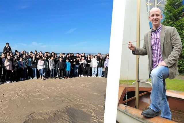 Jörg Lange, Schulleiter der Realschule Oberaden, schickt seine Schüler weiter auf Klassenfahrt.