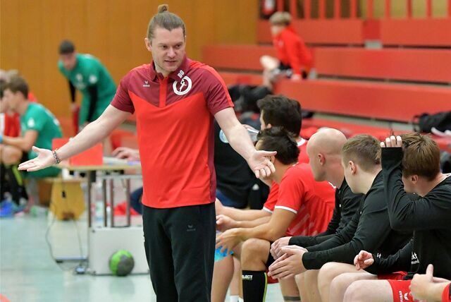 Björn Grüter, Trainer des VfL Brambauer, war nicht zufrieden mit dem Auftreten seiner Mannschaft.