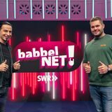 Benedikt Hülsbusch aus Bork (rechts) tritt in der Show „Babbel Net“ mit Komiker Bülent Ceylan auf.