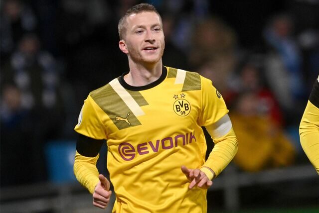 Marco Reus bejubelt seinen Treffer zum 2:1.