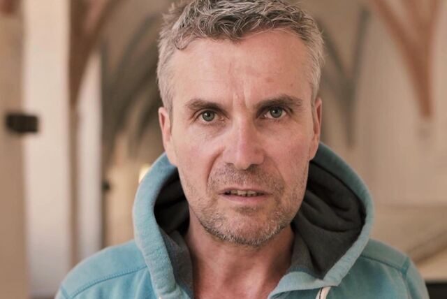 Der Dortmunder Schauspieler Harald Schwaiger verkörpert Judas in dem gleichnamigen Stück.