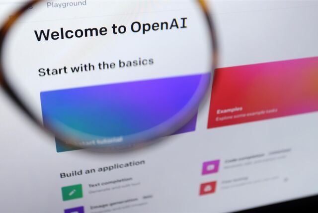 Die Homepage von ChatGPT, einer künstlichen Intelligenz, die Texte über sämtliche Themen erzeugen kann.