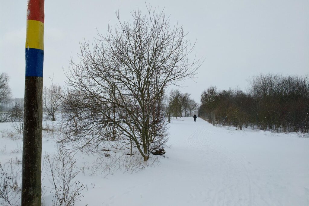 Schneetief Tristan verwandelte den Fröndenberger Westen auch am zweiten Tag in eine Winterwunderlandschaft.