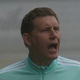 Holzwickedes U17-Coach Marvin Weischer (r.).