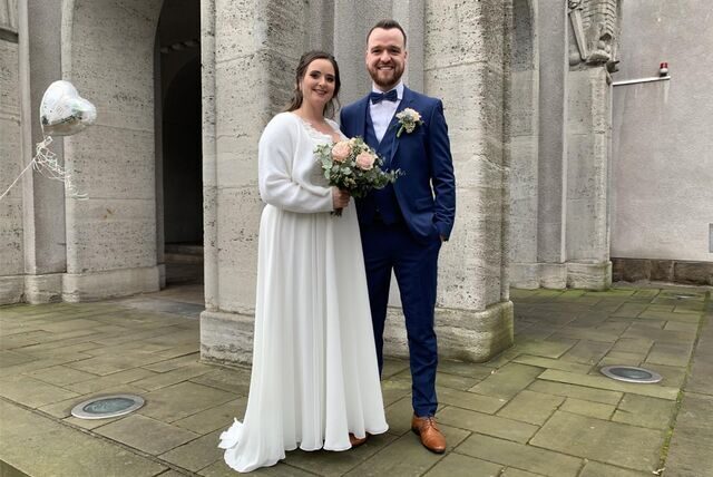 Alexander und Patricia haben im Standesamt in Schwerte geheiratet.