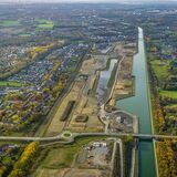 Luftbild von Datteln-Hamm-Kanal.