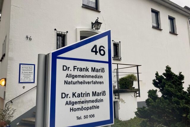 Die Praxis Mariß in der Ernst-Becker-Straße.