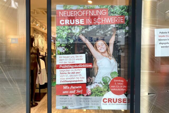 Modehaus Cruse in Schwerte