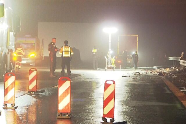 Stundenlang war die A45 in Dortmund am Donnerstag (23.2.) komplett gesperrt.