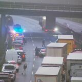 Nach dem tödlichen Unfall bildete sich am Autobahnkreuz Dortmund-Süd schnell ein Stau.