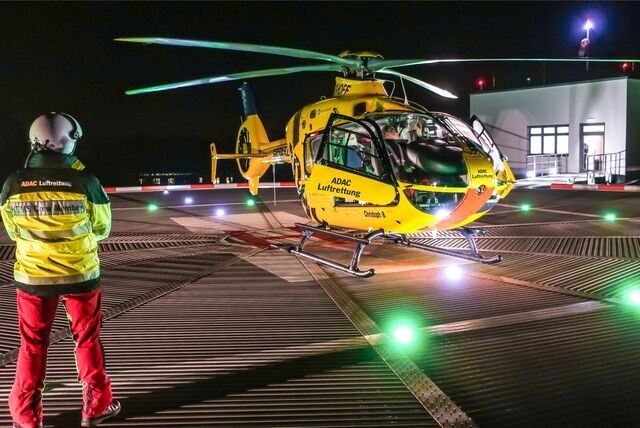 Der Hubschrauber Christoph 8 startet von Lünen aus in Richtung anderer Krankenhäuser der Region. Die Anzahl der Einsätze im vergangenen Jahr stieg im Vergleich zum Jahr davor.