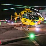 Der Hubschrauber Christoph 8 startet von Lünen aus in Richtung anderer Krankenhäuser der Region. Die Anzahl der Einsätze im vergangenen Jahr stieg im Vergleich zum Jahr davor.