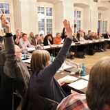 Fröndenberger Ratsvertreter im Stiftssaal