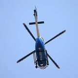Polizeihubschrauber in der Luft
