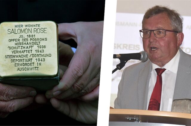 Udo Kath, Sprecher des Arbeitskreises Stolpersteine in Lünen, hat eine Anleitung für die Reinigung der Gedenktafeln erstellt.