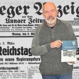 Vor 90 Jahren: Am 5. März 1933 wurde erstmal nach Hitlers „Machtergreifung“ der Reichstag gewählt. Stadtarchivar Jochen von Nathusius führt in seiner Fröndenberger Chronik aus, wie die Parteien in Fröndenberg abschnitten. Im Hintergrund: Ausgabe des Hellweger Anzeigers vom 6. März 1933.
