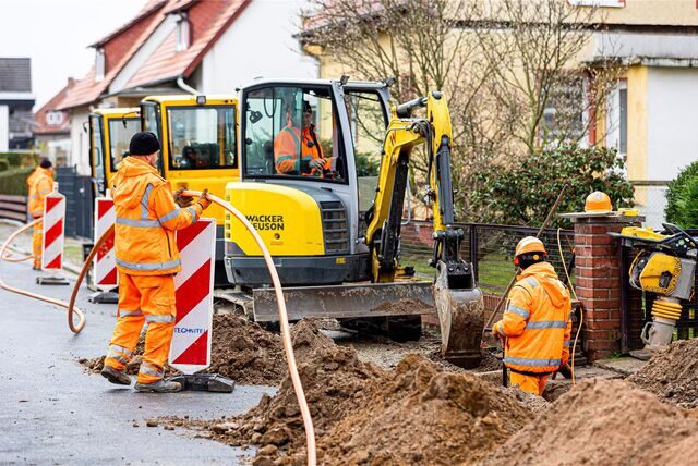 Baustelle Glasfaser