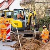 Baustelle Glasfaser