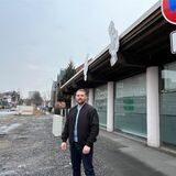 Malte Ströhlein steht dort, wo seine Kunden einmal parken konnten. Doch das ist anderthalb Jahre her.