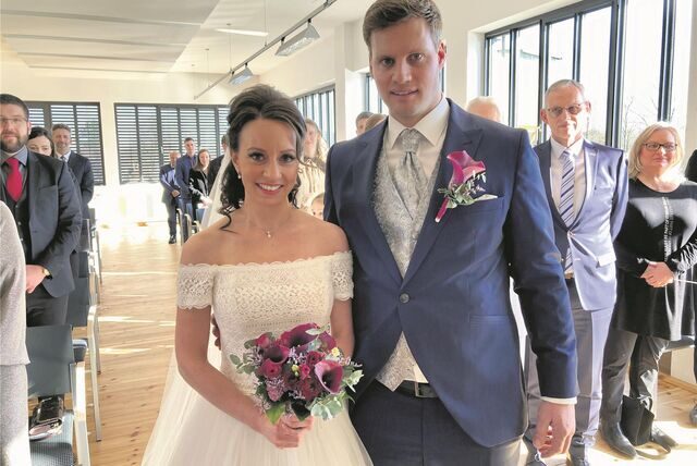 Das Brautpaar Madeleine Kissling und Norbert Küpper