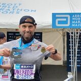 Mit seinem Start beim Tokio-Marathon wirkte Pater Tobias sogar bei einem Weltrekord mit.
