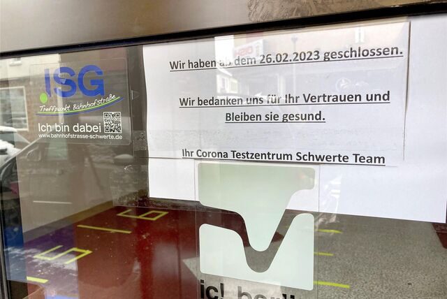 Das letzte Corona-Testzentrum in Schwerte ist an der Bahnhofstraße geschlossen worden.