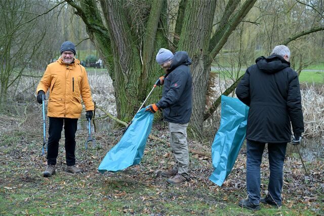 Großeinsatz für ein sauberes Lünen: An vielen Stellen im Stadtgebiet beteiligten sich Menschen an der Aktion.