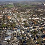 Das Bild zeigt Lünens Stadtteil Brambauer Anfang dieses Jahres aus der Vogelperspektive. Für ein zusammenhängendes Neubaugebiet ist hier nach Angaben der Verwaltung nicht viel Platz.
