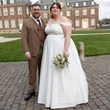 Alexander Naber und Laura Fröhlich aus Münster haben am Schloss Nordkirchen geheiratet.