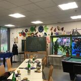 Im Jugendcafé in Gahmen haben die Jugendlichen die Möglichkeit, ihre Freizeit zu gestalten.
