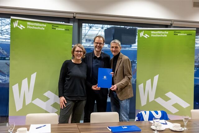Freuen sich auf die Zusammenarbeit: Christina Rühl-Hamers, Prof. Bernd Kriegesmann und Dr. Bernd Schröder (v.l.).