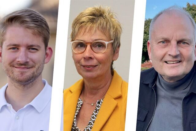 Marcal Zilian (links) und Volker Schütte (rechts) bleiben Ortsvorsteher. Den Titel Bürgermeisterin führt weiter alleine Ulrike Drossel.