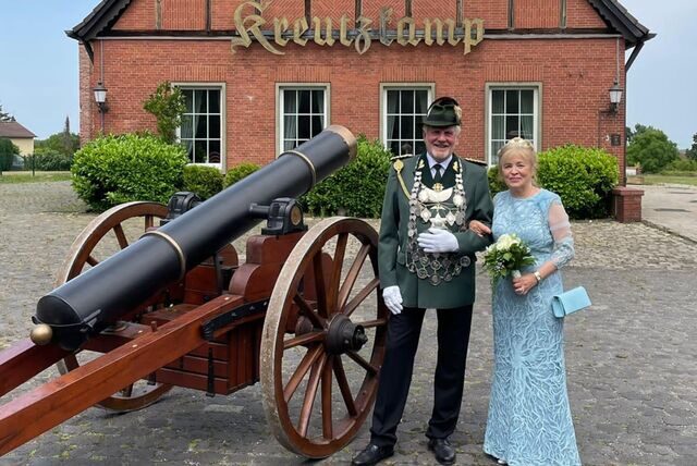 Detlev Ringe und Anneliese Ricono sind das Rekordkönigspaar, sie regieren auf Cappenberg bereits seit 2018.