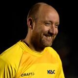 Routinier Carsten Schrader war der spielentscheidende Mann. Der KSC-Keeper machte mit seinen Paraden den knappen Sieg gegen Weddinghofen perfekt.