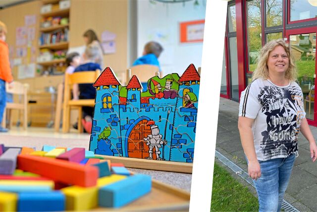 Kinder auf einem Spielplatz