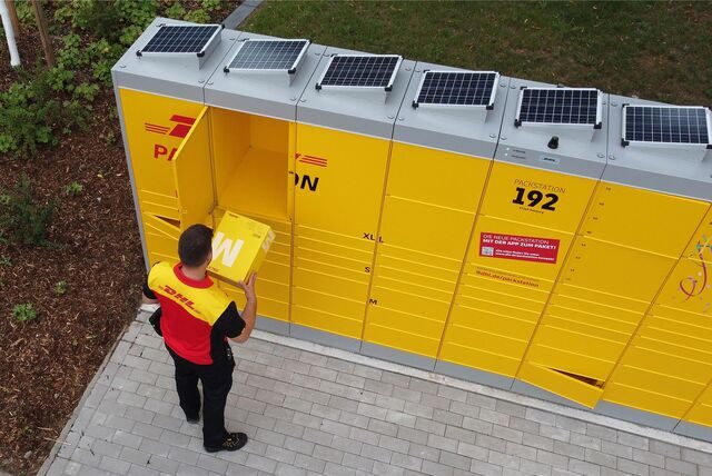 Packstationen der Post, DHL
