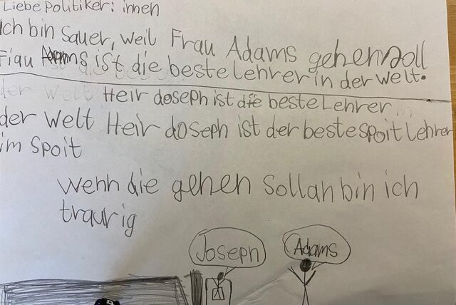 Brief an Schulministerin Feller