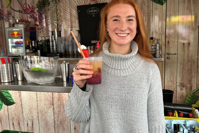 Louisa Noack organisiert mit dem Team von „Beach Projekt“ aus Dortmund den Fröndenberger Ausflug in die Karibik.